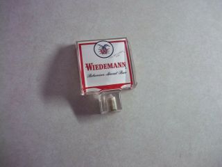 Vintage Lucite Wiedemann Bohemian Special Beer Tap Knob Handle Kentucky Ky Bar