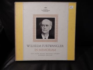 Wilhelm Furtwängler In Memoriam,  Deutsche Grammophon Kl 27/32 Mono,  Nm