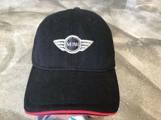 Mini Cooper Hat Cap,  Black,  Made From Recycled Plastic Bottles