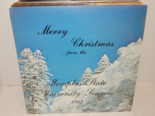 Merry Christmas From The Memphis State University Singers 1983 Record Lp