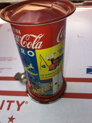 Rare 1950’s Nos German Coca Cola Coin Bank