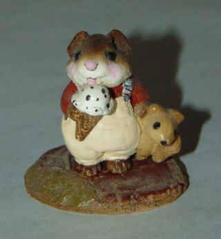 1983 Wee Forest Folk Miniature Mousey 