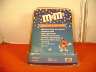 M & M ' s Night - Light Alarm Clock 3