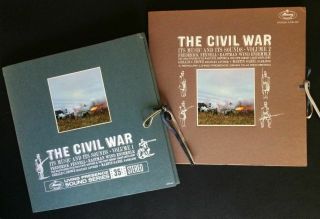 The Civil War,  Music & Sounds,  Vol.  1 & 2,  4lps.  2 Booklets,  Ex.  Cond.  Mercury Records