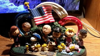Danbury Lighted Peanuts Gang.  Yankee Doodle Dandy 4th Of July