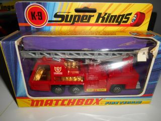 Matchbox Kings K - 9 Denver Fire Tender 1972 Lesney