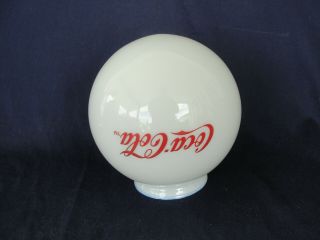 Vintage Coca Cola White Glass Globe for Ceiling Fan 3
