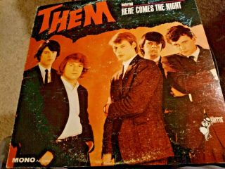 Rare 1965 Them Lp.  Here Comes The Night.  Parrot 61005