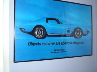 Bf Goodrich 1969 Chevrolet Corvette 2’x3’ Poster.  Drag Nhra
