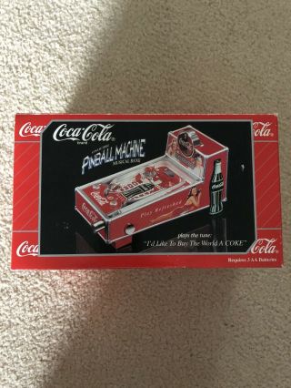 1998 Coca Cola Collectibale Pinball Machine