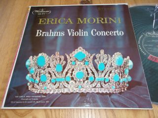 Rare Westminster Wst 14037 Us 1st Brahms - Violin Concerto Erica Morini Ex,