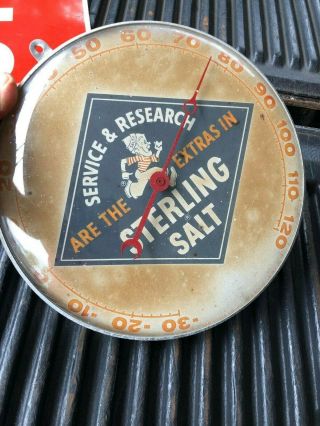 vintage sterling salt advertising thermometer 3