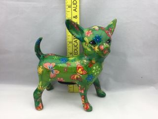 Pomme - Pidou piggy bank,  Chihuahua dog,  Unique Art,  Money Box 8