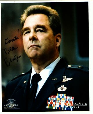 Beau Bridges Major General H Landry In Stargate Sg - 1 Signed 8 X 10 Photo