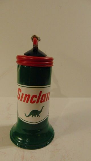 Sinclair Vintage Trigger Pump Oil Can Gasoline Station Gas Motor Dinodinosaur