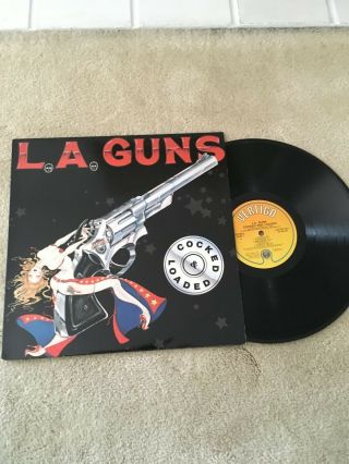 L A Guns Cocked And Loaded Lp Record