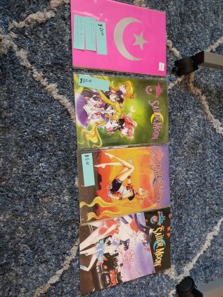 Sailor Moon 1 Sdcc Variant 1998 Pink Cover Silver Foil Mixx Plus 1,  2 And 4