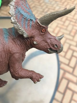 1994 Battat Triceratops Museum Of Science Boston Exclusive Dinosaur