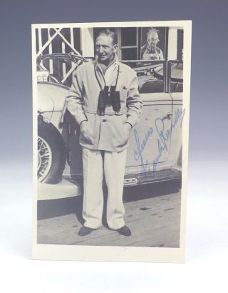 Signed - Frank Randle British Comedian Autographed Photograph & Letter