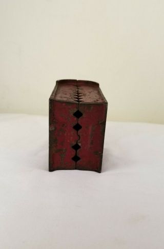 Antique U.  S.  Mail Box Toy Bank Cast Iron 4