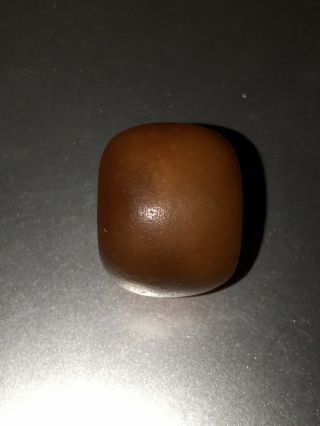 Very Old Natural Tibetan Chinese Amber Bead