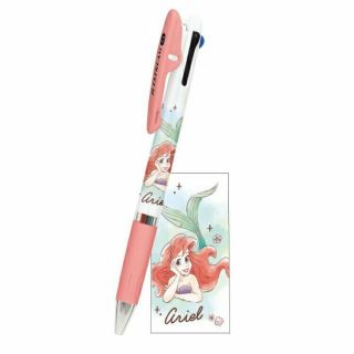 Japan Disney Little Mermaid Princess Ariel 3 Color In One Jetstream Multi Pen