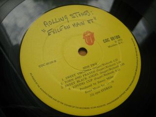 The Rolling Stones Exile On Main Street LP UK 1st Press [Ex,  /Ex - ] - AUDIO 2