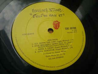 The Rolling Stones Exile On Main Street LP UK 1st Press [Ex,  /Ex - ] - AUDIO 5