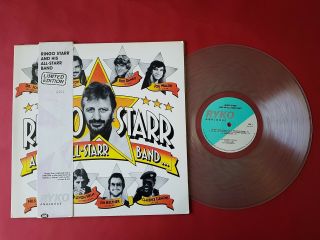 Ringo Starr & His All Starr Band Transparent Vinyl Lp Numbered Obi Billy Preston