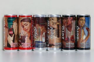 2016 Coca Cola 6 Cans Set From Austria,  Taste The Feeling