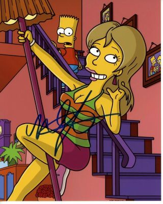 The Simpsons Mandy Moore Signed 8x10 Photo Tabitha Vixx