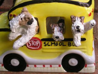 Wire Fox Terrier School Bus