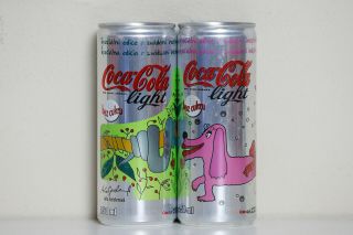 2006 Coca Cola 2 Cans Set From Czech Republic / Slovakia,  Art (250ml)