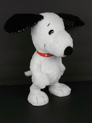 Snoopy Plush Animated Dancing Musical Ears Fly Up Peanuts Schroeders Theme Song