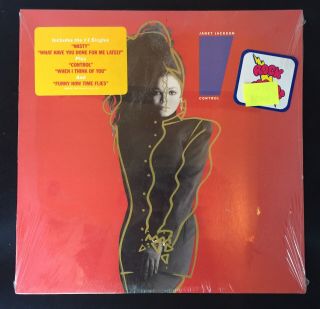 Rare Still Janet Jackson Control 1986 12 " Vinyl Record Lp