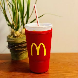 Mcdonald’s Koozie Coca Cola - Neoprene Sleeve For 32 Oz (large Size) Plastic Cup
