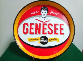 Genesee Ask For “jenny” Beer Tray.  1950s