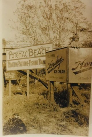 Potomac Beach Boats For Hire Hershey’s Ice Cream Vintage Signs Photo