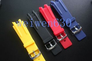 27mm Marine Diver Rubber Watch Strap Silicon Band Fit For Ulysse Nardin Series