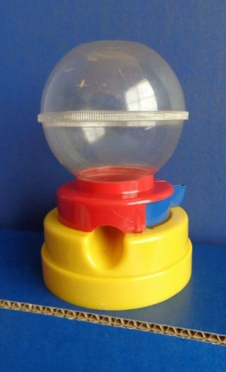 Vintage Toy Plastic Gumball Machine - Mid Century Retro