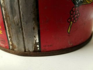 Vintage Atwood’s Coffee Tin Can Empty One Pound Lid Minneapolis MN 5