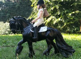 Breyer Traditional Jumping Tack Set Saddle Briddle For Model Horse