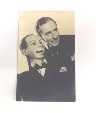 Signed Peter Brough & Archie Andrews Ventriloquist Autograph Photograph