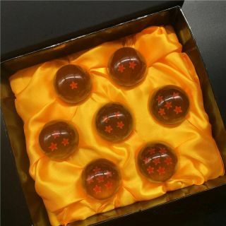 Extra Large DRAGON BALL Z Crystal Ball 1:1 Size 76mm Set of 7 Seven Stars 5