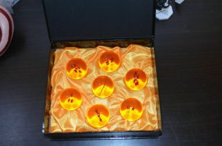 Extra Large DRAGON BALL Z Crystal Ball 1:1 Size 76mm Set of 7 Seven Stars 6