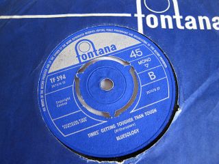 BLUESOLOGY - Come Back,  Baby - RARE 1965 UK 7 