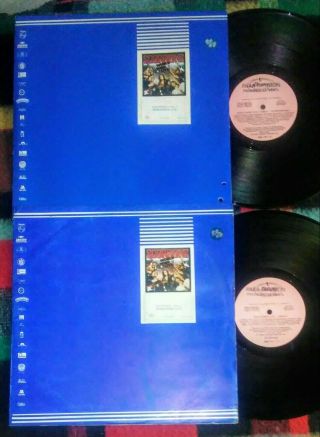 Scorpions World Wide Live Vol.  1 & 2 Uruguay Only Pink Labels Promo Blue Cover