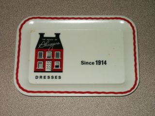 Vintage Advertising Tip Tray The House Of Shroyers Dresses Shamokin,  Pa