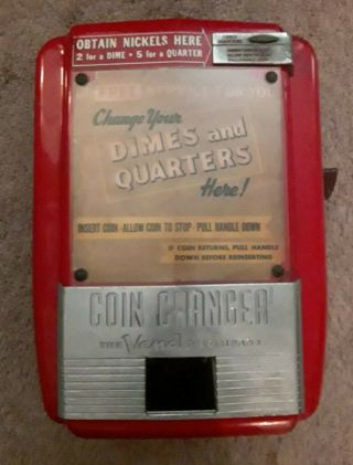 Vintage Vendo 5 Cent Coin Changer Machine
