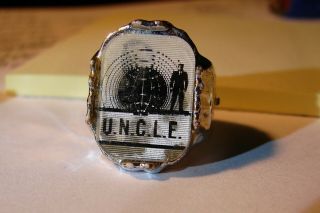 “man From Uncle” Vintage Flickr Ring
